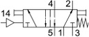 Valvula neumatica VL-5-PK-3