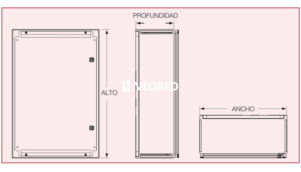 GABINETE DE SOBREPONER CUELLO LAB. 1200X800X300