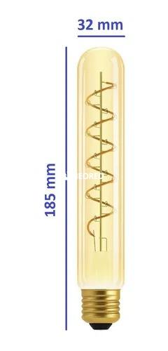 Lampara LEDs   5,0W BLC 220V Tube T32 fil E27