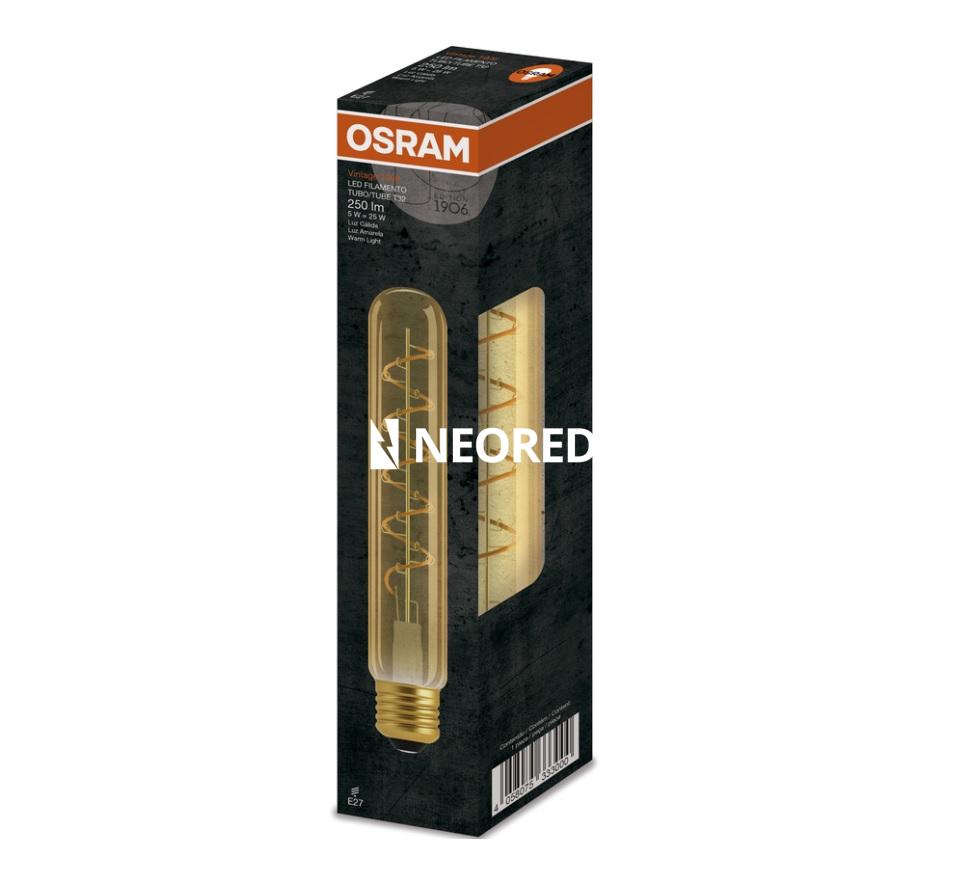 Lampara LEDs   5,0W BLC 220V Tube T32 fil E27