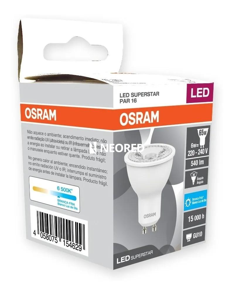LED PAR16 HO 6W 6500K 550lm BIV GU10