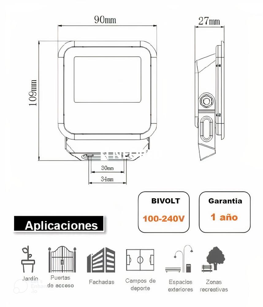 BELLALUX REFLECTOR 10W/865
