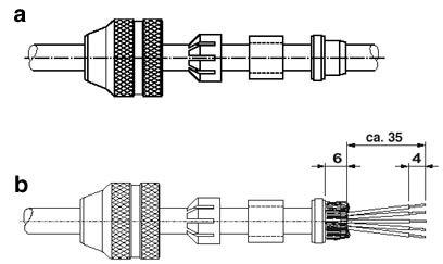 Conector para sistema de bus, 5-polos, apantallado, Hembra de conexión recto M12, codificado A, Conexión por tornillo, material de moleteado: Fundición inyectada de cinc, niquelada, prensaestopas Pg9, diámetro exterior del cable 6,5 mm ... 8,5 mm
