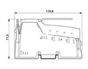 Inline, Módulo de entrada analógica,  Entradas analógicas: 2, 0 V ... 10 V, -10 V ... 10 V, 0 mA ... 20 mA, 4 mA ... 20 mA, -20 mA ... 20 mA, técnica de conexión: 2 conductores, velocidad de transmisión en el bus local: 500 kBit/s, índice de protection: I