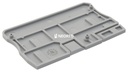 Tapa final, longitud: 69,5 mm, anchura: 2,2 mm, altura: 36 mm, color: gris