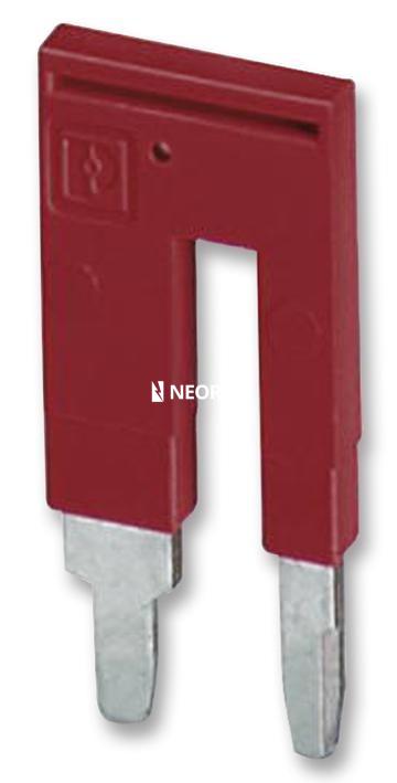 Puente reductor, paso: 9 mm, longitud: 30 mm, anchura: 14,3 mm, número de polos: 2, color: rojo