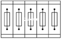 Borne de carril para fusible, tipo de fusible: Vidrio/cerámica/..., tipo de conexión: Conexión por tornillo, sección: 0,14 mm²- 6 mm², AWG: 26 - 10, corriente nominal: 6,3 A, tensión nominal: 500 V, anchura: 6,2 mm, tipo de fusible: G/5 x 20, clase de mon