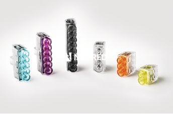 Empalme rapido HelaCon Plus Mini HCPM-6 X50U Hellerman Tyton Violeta