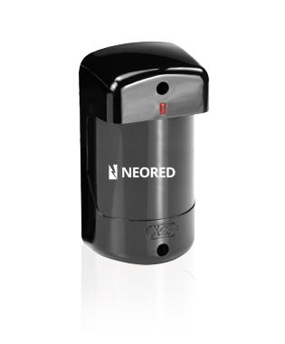 Sensor de proximidad infrarrojo para exterior. Gabinete estanco. Salida por relay. Alcance hasta 3m. Salida por relay libre de potencial y temporizado.