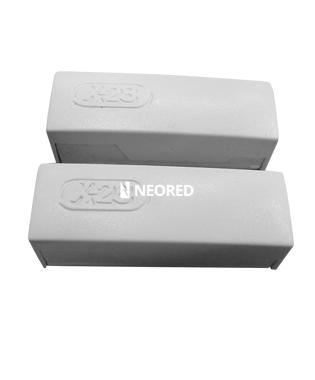 Sensor magnético "Línea S", autoadhesivo. Color blanco.