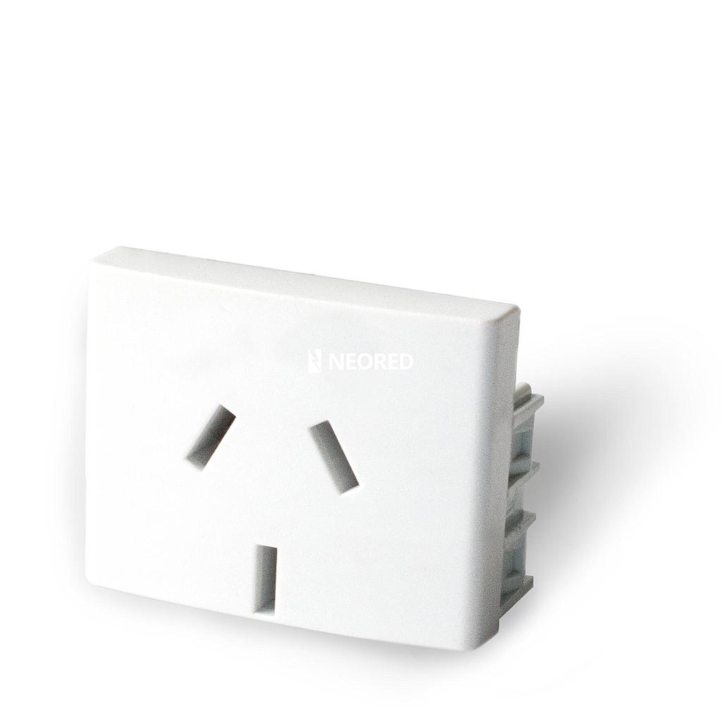 Toma blanco 10Amper Iram