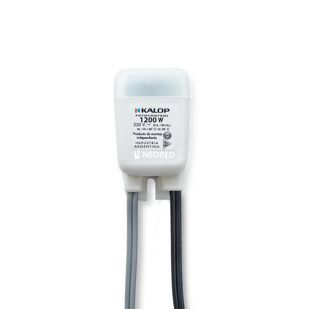 Fotocontrol 4 Cables 1200W 220V.