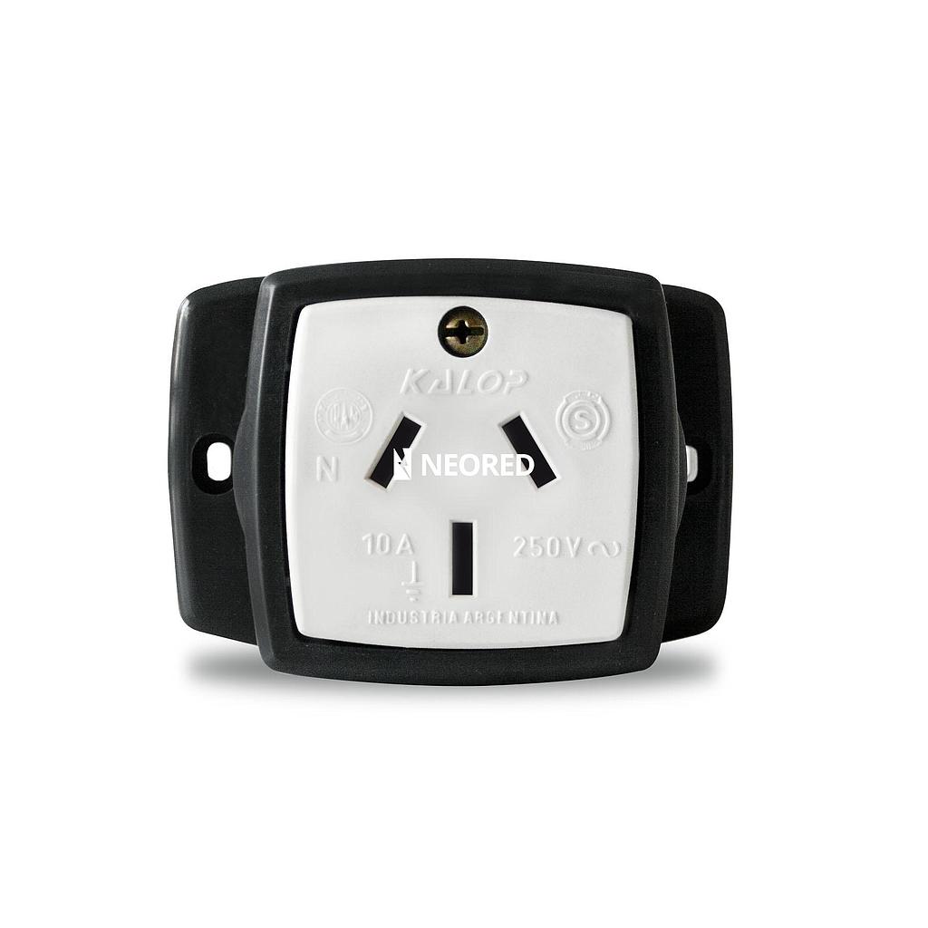 Base modular 10A.negra TT