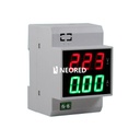 VOLTIMETRO AMPERIMETRO RIEL DIN