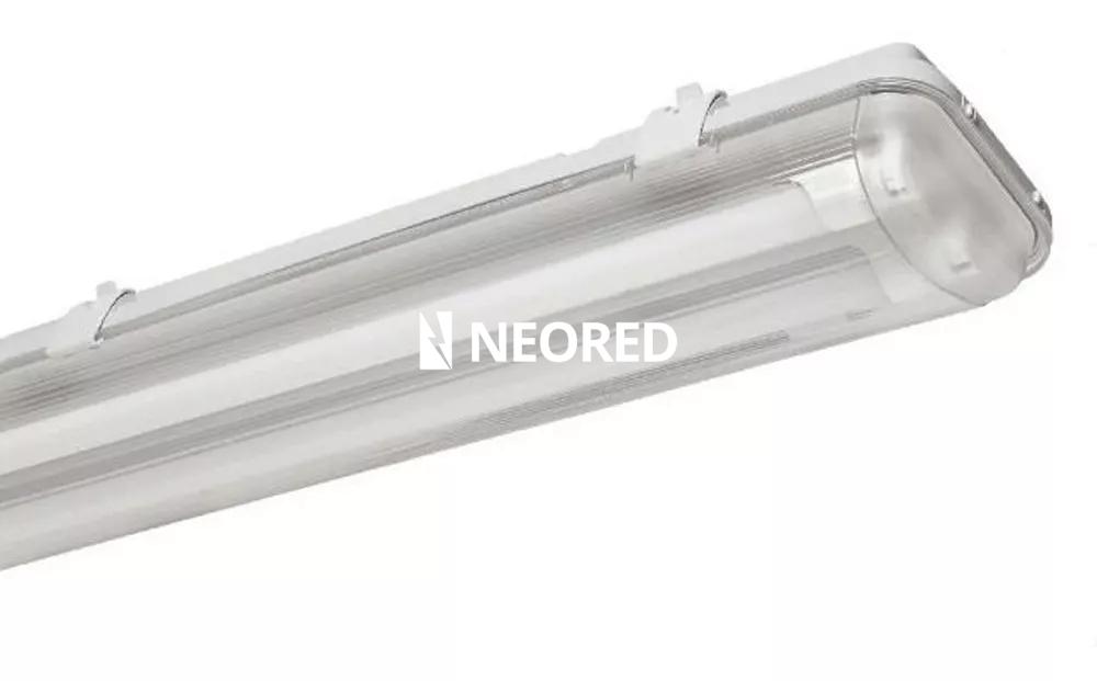 Plafon Estanco IP65 - Sin Tubos 2x10W  Base y dif. De PC