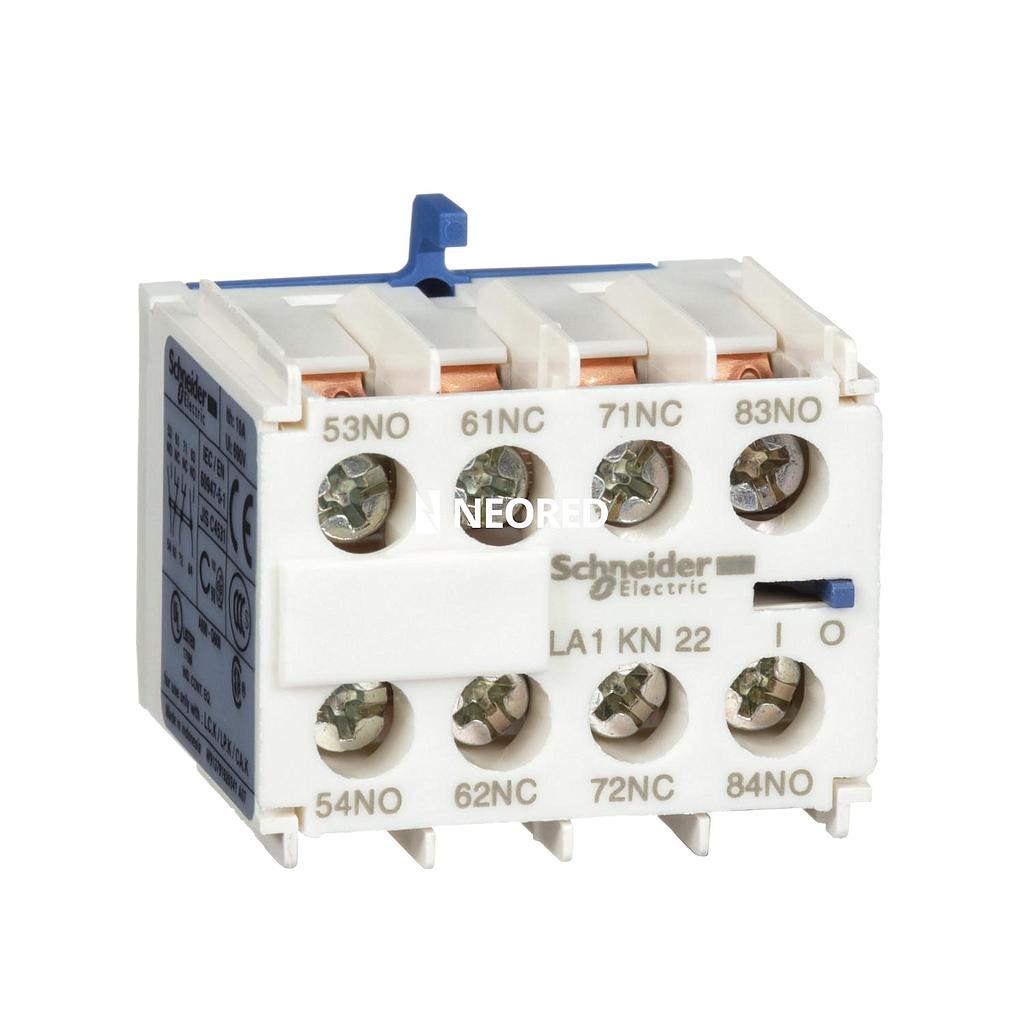 Contacto Auxiliar Frontal 2na+2nc- Linea TeSys K
