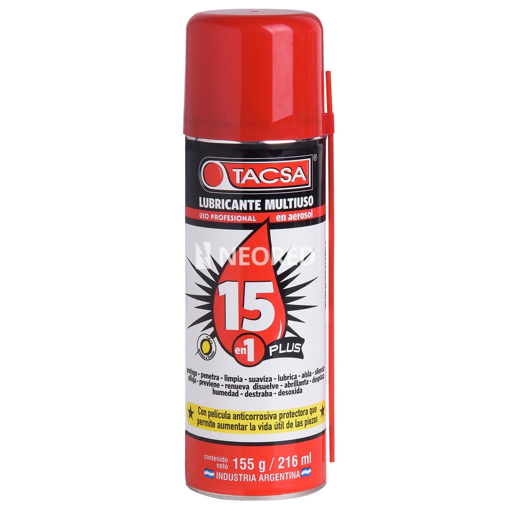 Lubricante multiuso 15 en 1 plus en aerosol 155 g / 216 ml