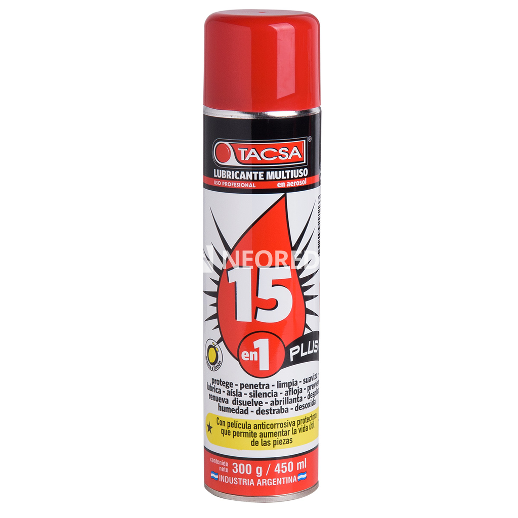 Lubricante multiuso 15 en 1 plus en aerosol 300 g / 450 ml