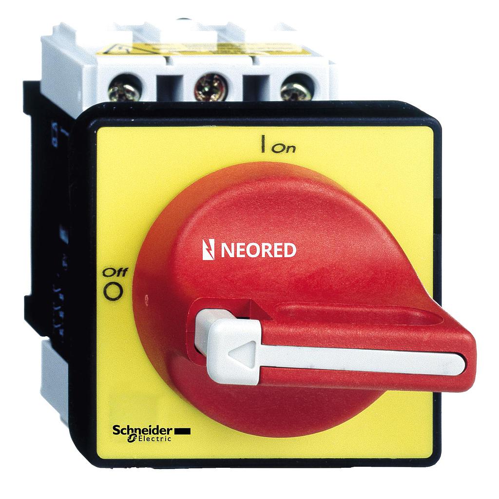 Interruptor Seccionador 3P 32 A Color Rojo-TeSys Vario 