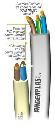 Taller Chato tipo bajo plomo 3 x 1,5mm Gris