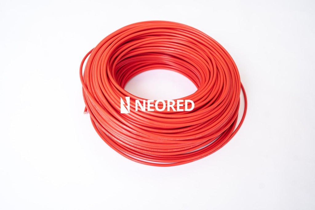 Cable Unipolar Flexible 10mm Argenplas Rojo