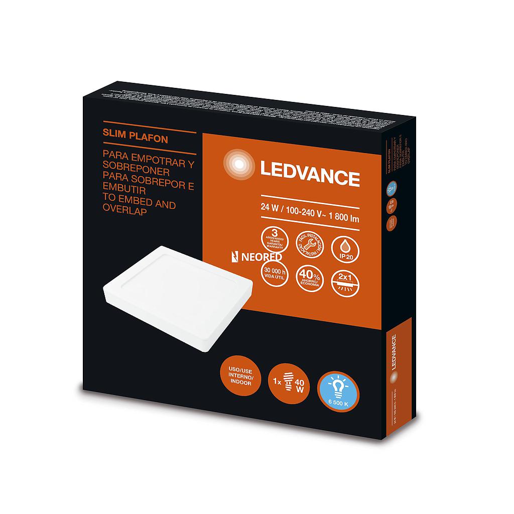 LEDVANCE SLIM PLAFON CUADRADO 24W/865 G2