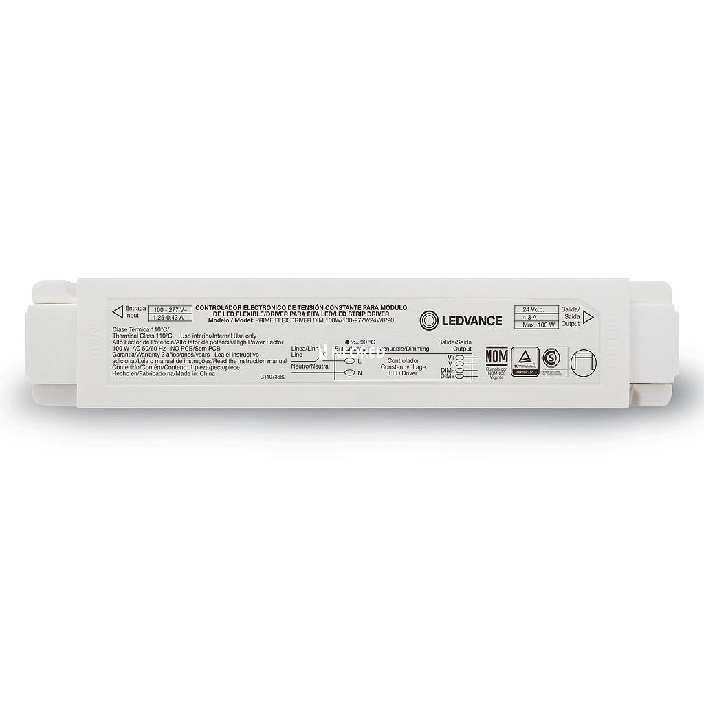 ECO FLEX DRIVER 100W/100-277V/24V/IP20