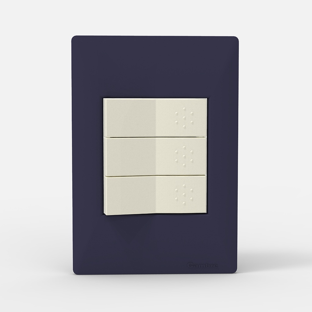 TAPA 3 MODULOS SIGLO XXII AZUL 