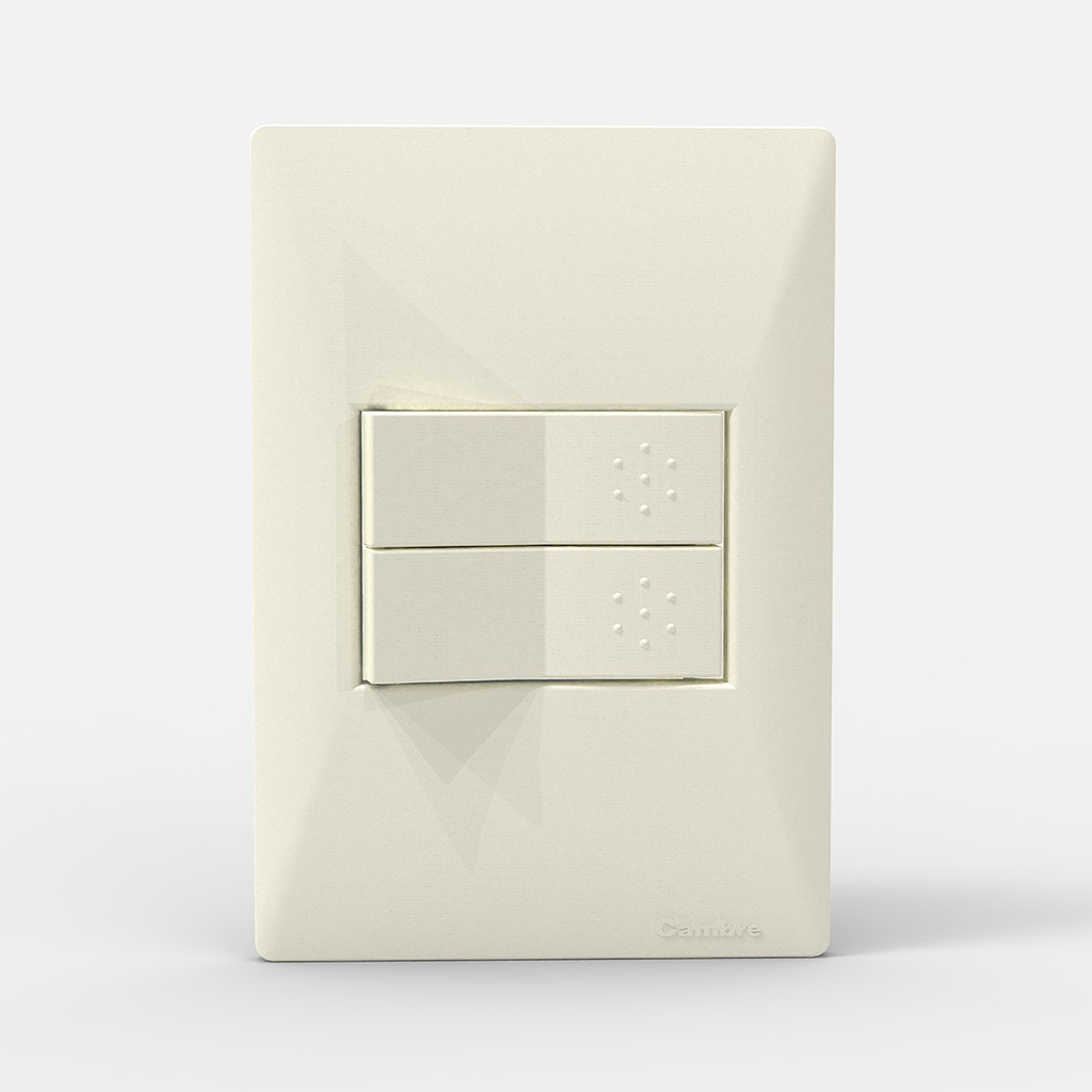 TAPA 2 MODULOS SIGLO XXII BLANCA