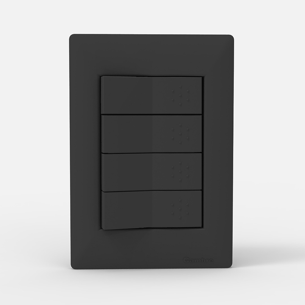 TAPA 4 MODULOS SIGLO XXII GRIS