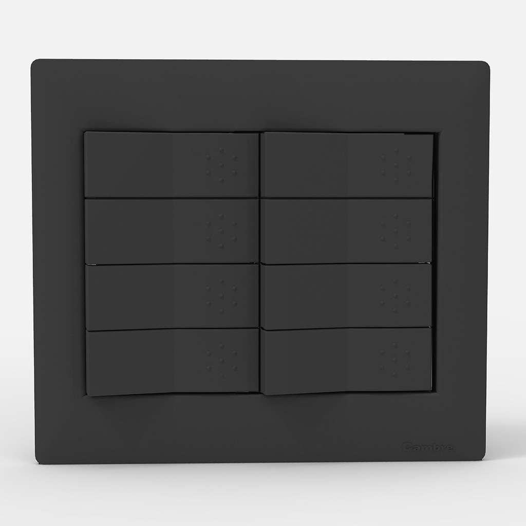 TAPA 8 MODULOS SIGLO XXII GRIS