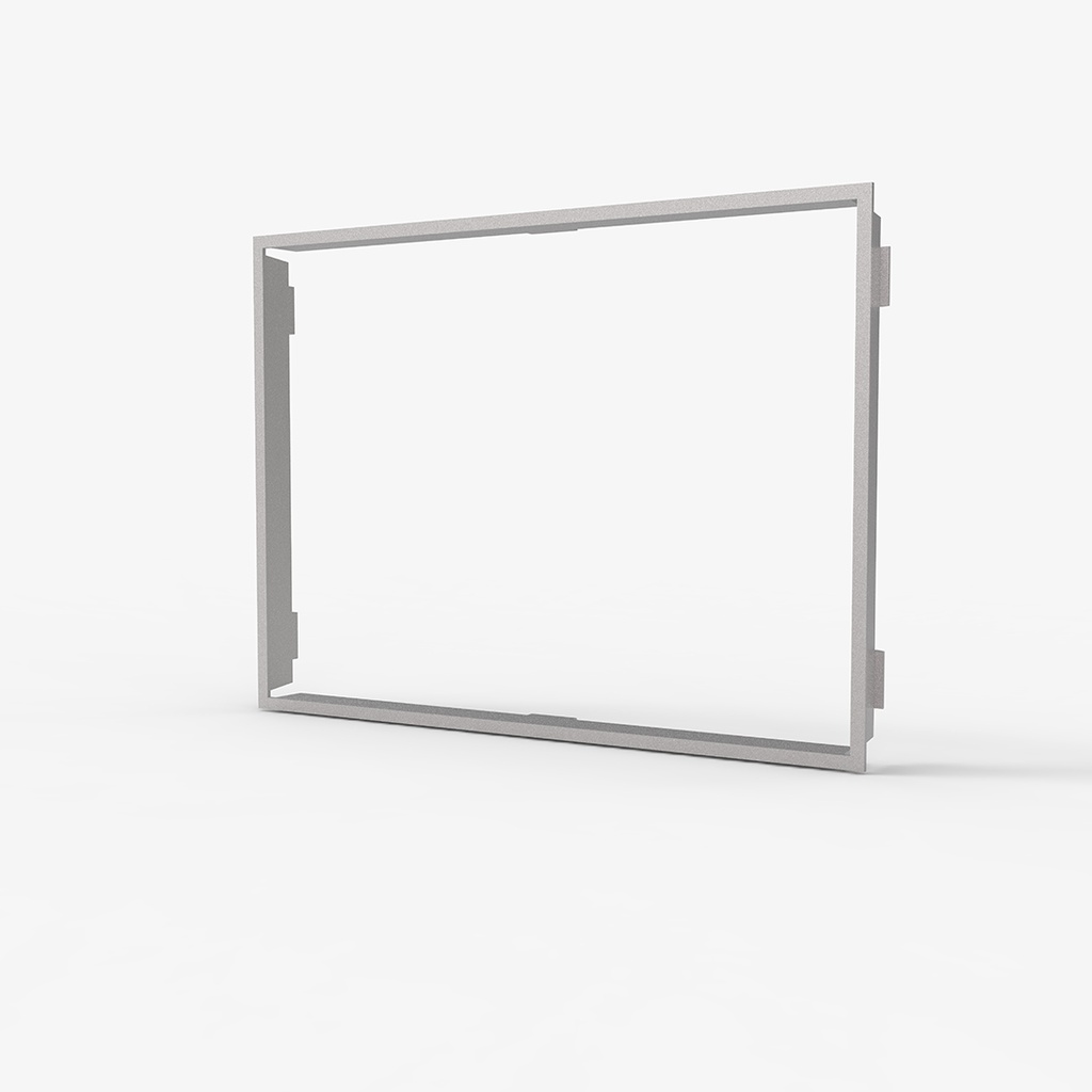 RIBETE DE TERMINACION BAUHAUS 8 MODULOS ALUMINIO