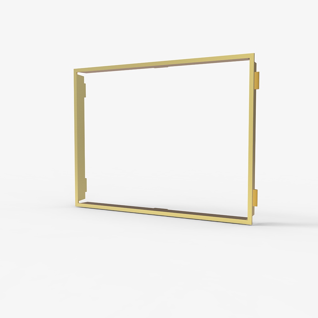 RIBETE DE TERMINACION BAUHAUS 8 MODULOS ORO