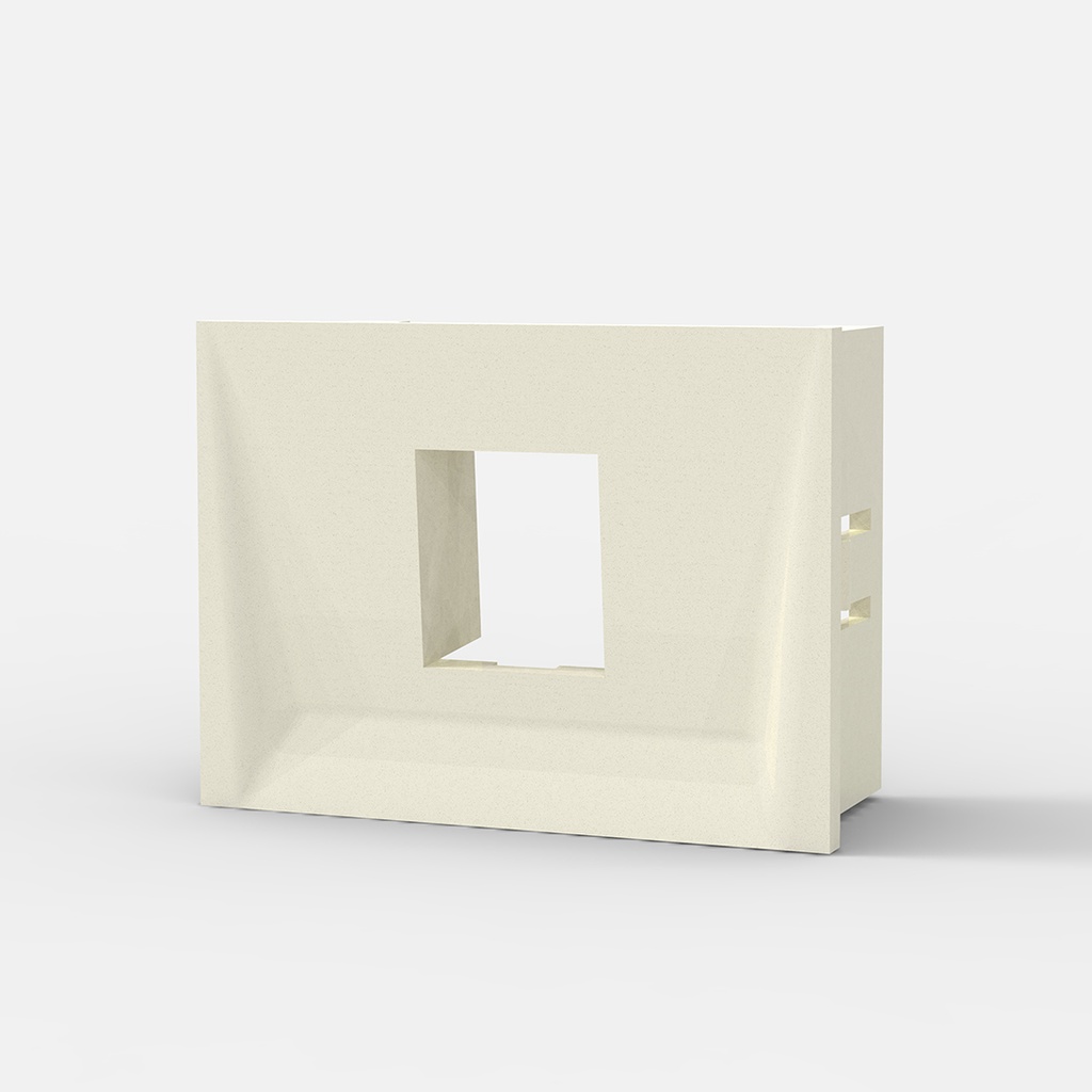 CAJA DE ALOJE PARA MOD.RJ45 Y RJ11 - BLANCA