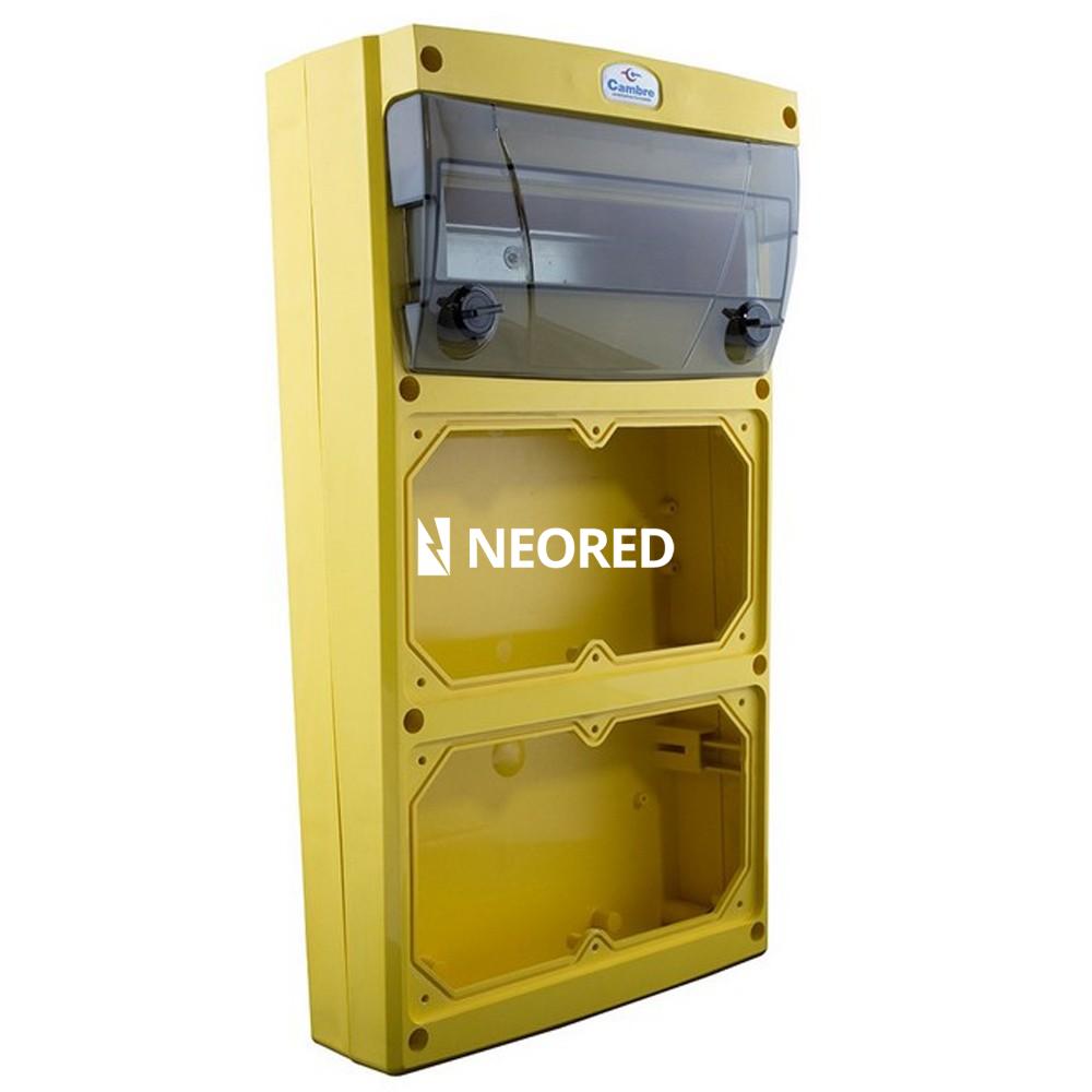 CBOX - TABLERO MURAL MULTIFUNCION GRIS IP44