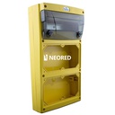 CBOX - TABLERO MURAL MULTIFUNCION GRIS IP44