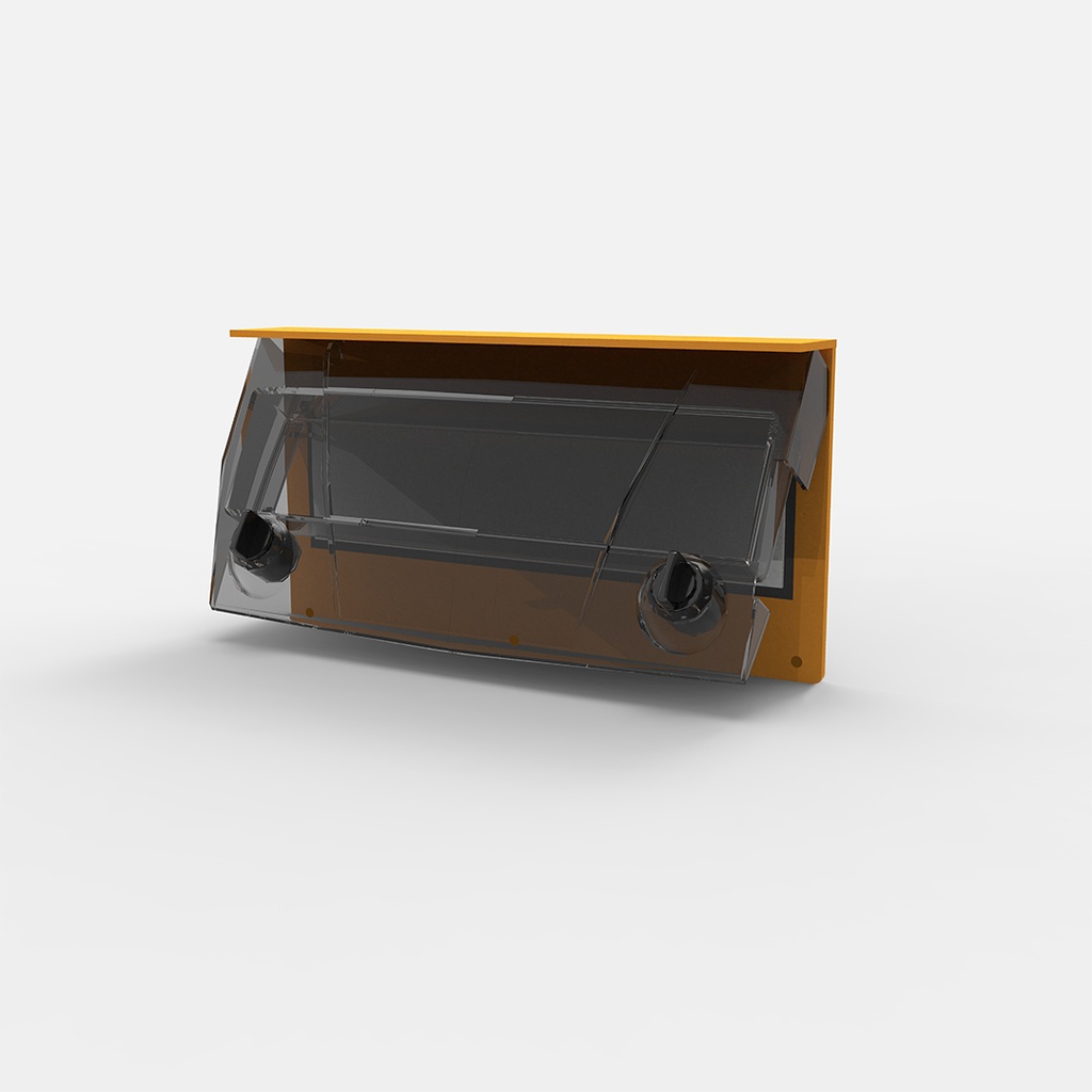 TAPA P/VISOR D/TERMICAS Y DISYUNTORES AMARILLA