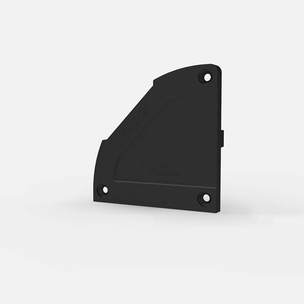 TAPA LATERAL DE PERFIL TRACK GRIS (1 JUEGO POR BOLSA)