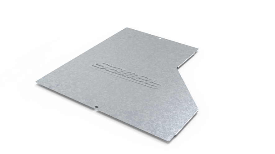 TAPA RED.IZQUIERDA ESCALERA SMARTTRAY DE 300 A 150 mm #18 GALV. EN CALIENTE