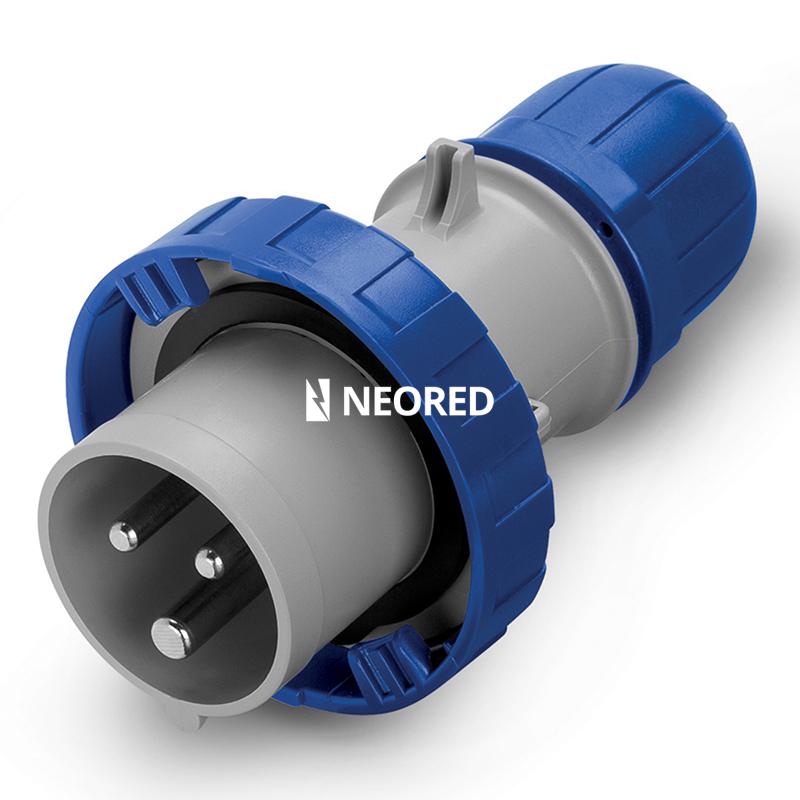 FICHA IP67  2P+T 16A 220V 6H