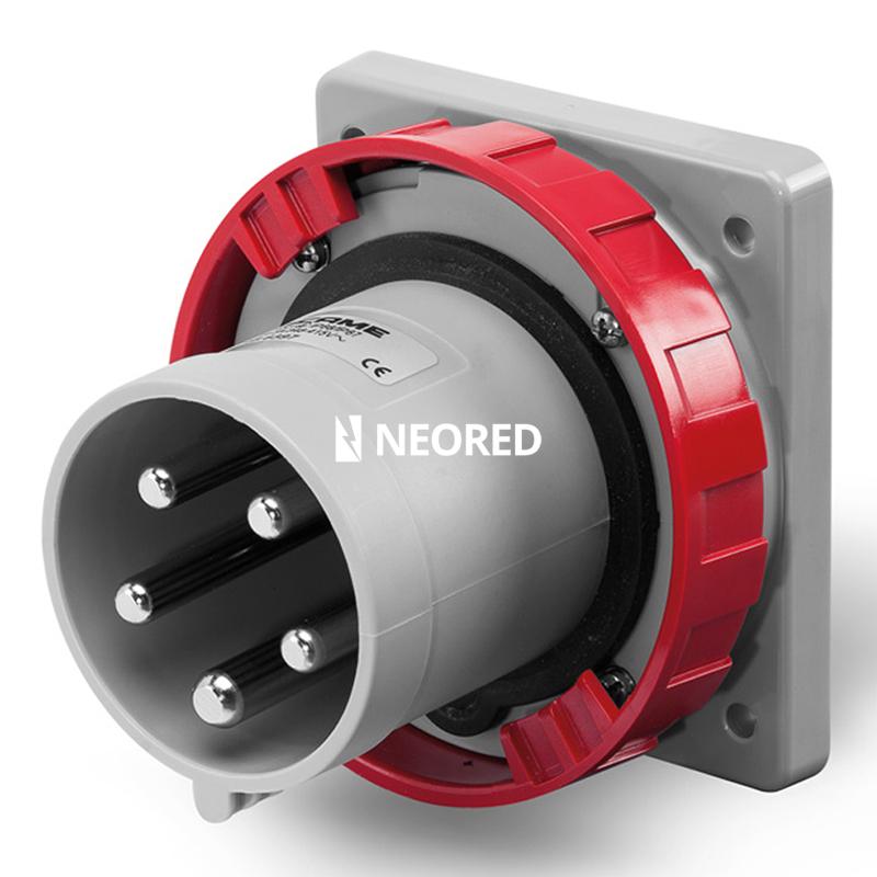 BASE MACHO 3P+N+T 125A 380V 6H