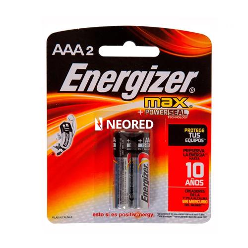Pila Alcalina Energizer AAA E92 Blister x2