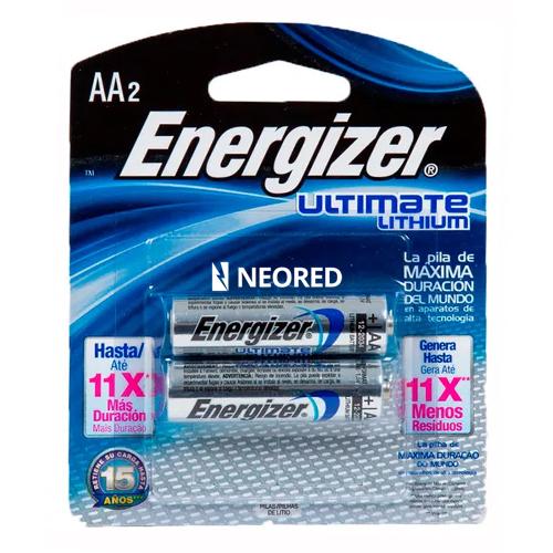 Pila Litio Energizer AA L91 Blister x2