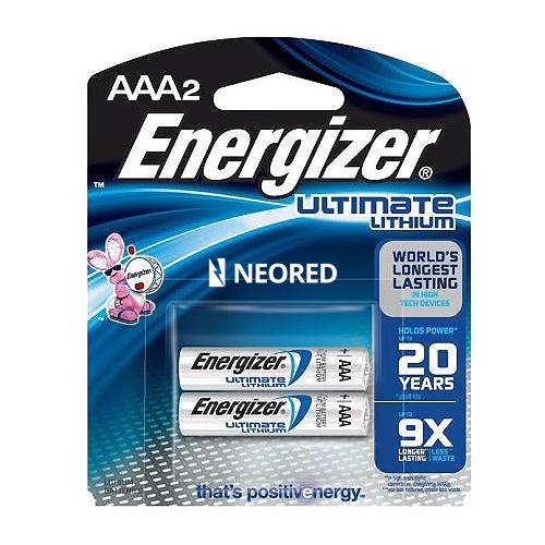 Pila Litio Energizer AAA L92 Blister x2