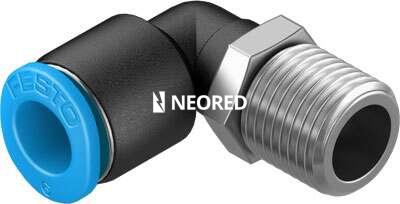 Racor rápido roscado en L - QSML-1/8-6