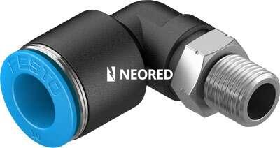 Racor rápido roscado en L - QSL-1/8-10