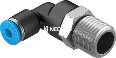 Racor rápido roscado en L - QSL-1/4-4