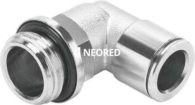 Racor rápido roscado en L - NPQM-L-G12-Q12-P10