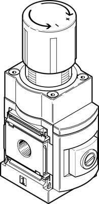 Regulador de presión de precisión - MS6-LRP-1/2-D4-A8