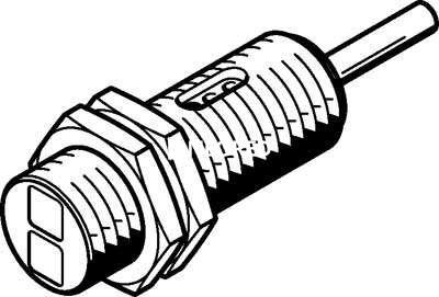 Sensor de reflexión directa - SOEG-RT-M18-PA-K-2L